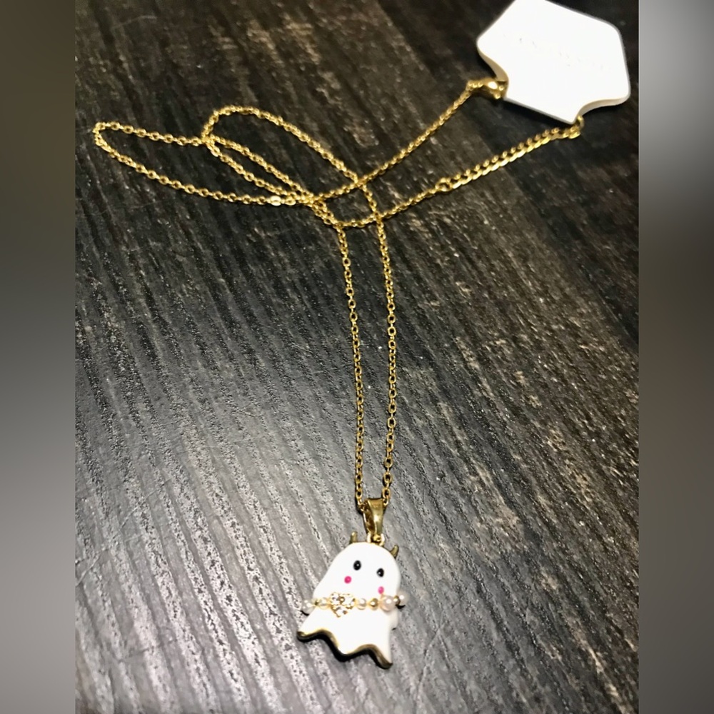 2 for $10. Petite Ghost Necklace